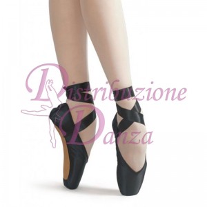 «FOUETTE» POINTE SHOES BLACK